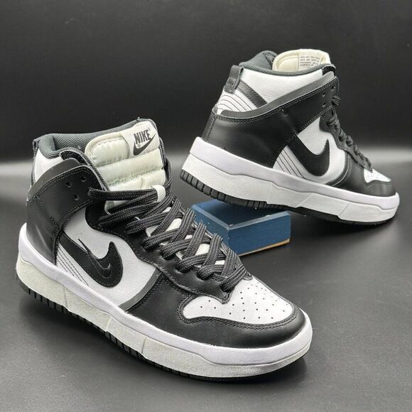 Nike Wmns Dunk High White Black' - Picture 1 of 10